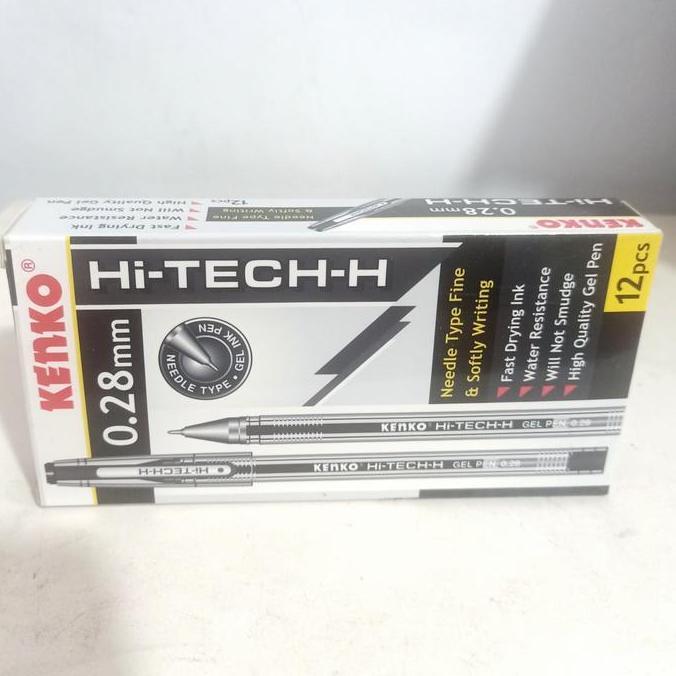 KENKO HI-TECH-H Gel Pen 0.28 - Pulpen Gel Hi-Tech-H 0.28 - Pen Tinta MM