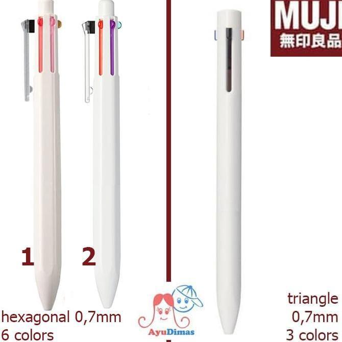 MUJI - multicolor ballpoint pen - pen warna VS