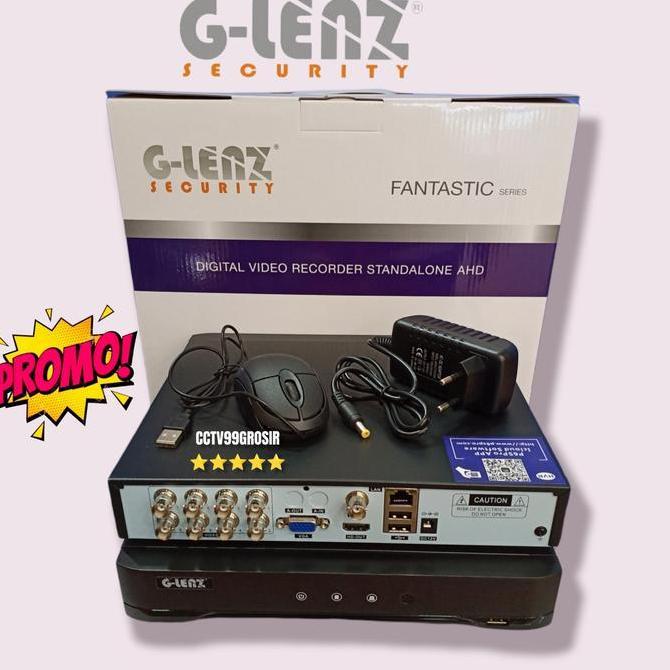 DVR GLENZ 5MP 8CH FULL HD 2560P