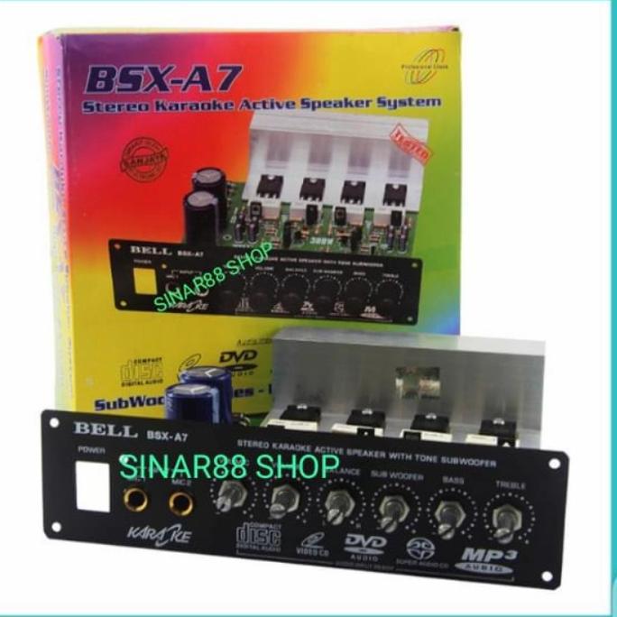 Kit Echo Bsx-A7 Bsx A7 Bsxa7 2X150W=300W+Socet 2Mic Bell/Sanjaya Terbaru 