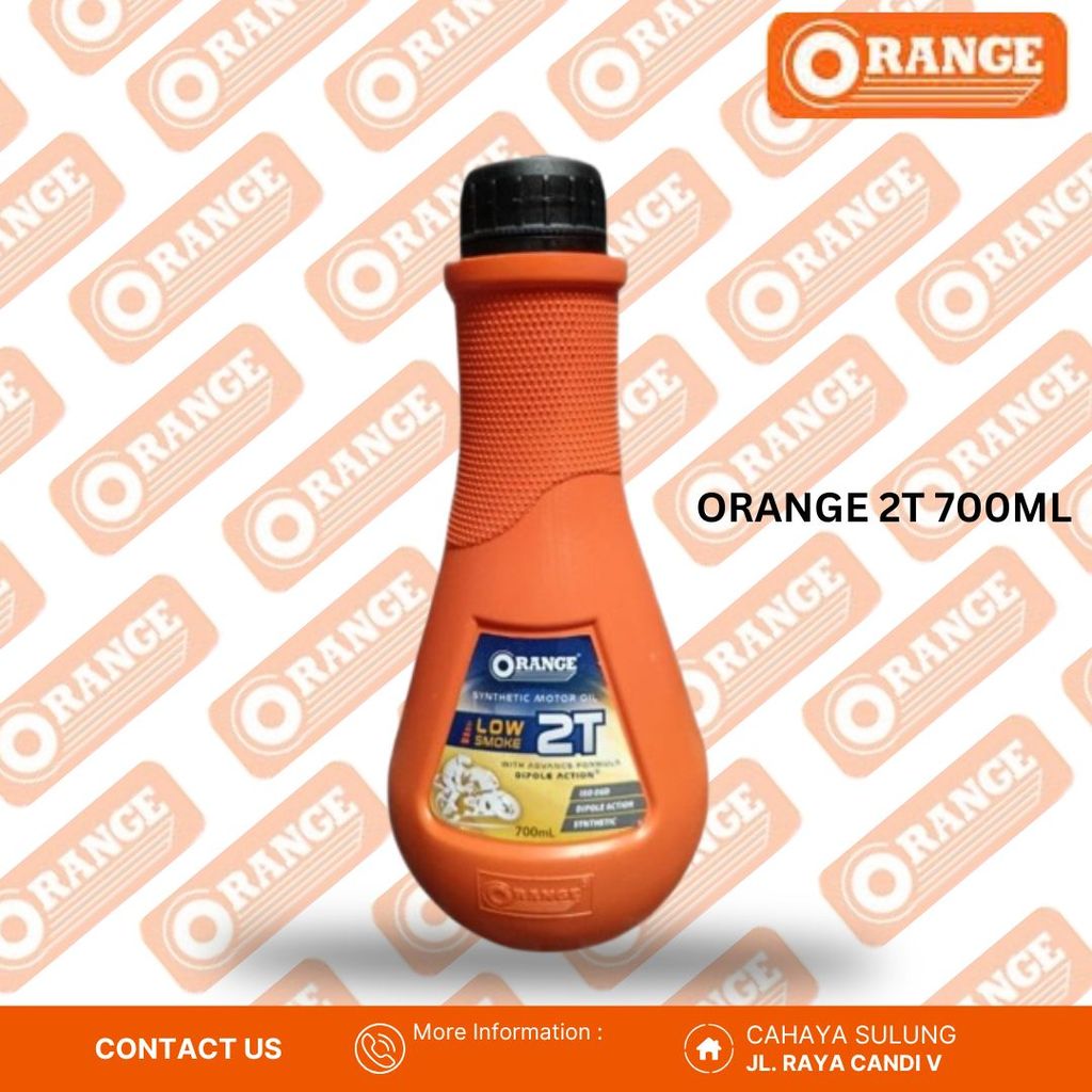 ORANGE 2T LOW SMOKE 700ML / OLI SAMPING ORANGE