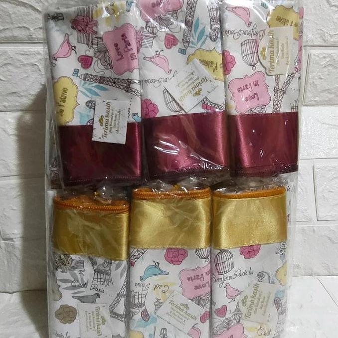 Dompet Minimalis 50 Pcs Souvenir Dompet Paris Besar Kemasan Plastik