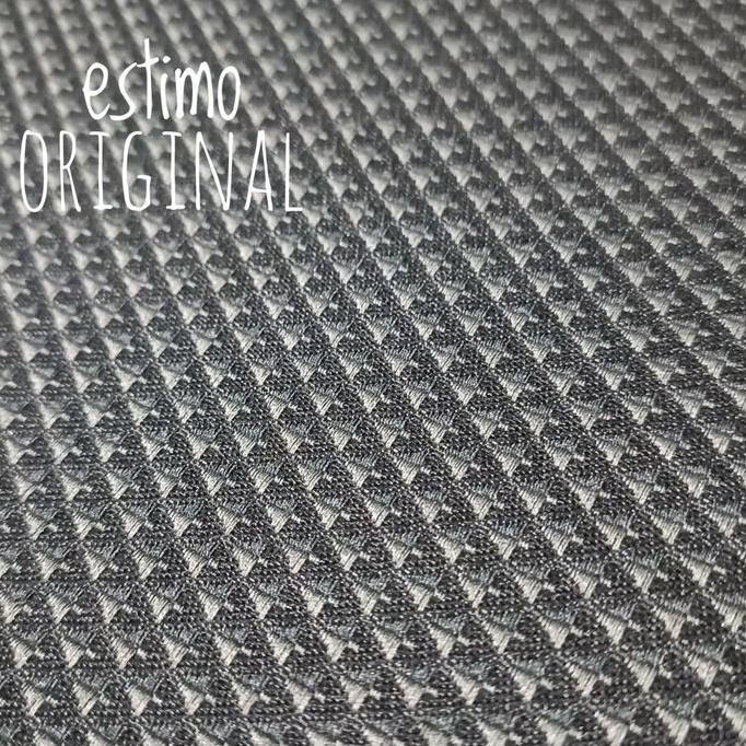 Kain Jok Mobil Fabric Hitam bintik abu Cocok untuk Jok Recaro Katana
