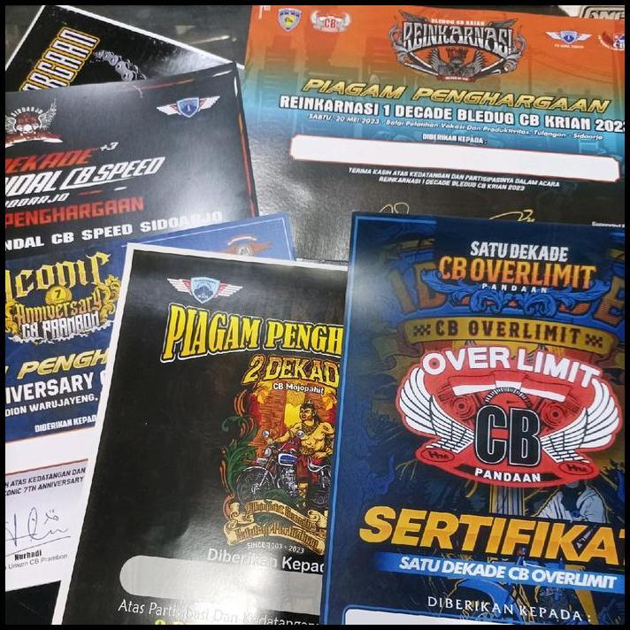 TERBARU PIAGAM ACARA CB AREA JATIM 