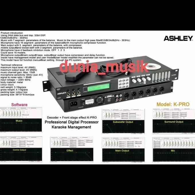 TERLARIS PROCESOR ASHLEY K PRO ORINAL