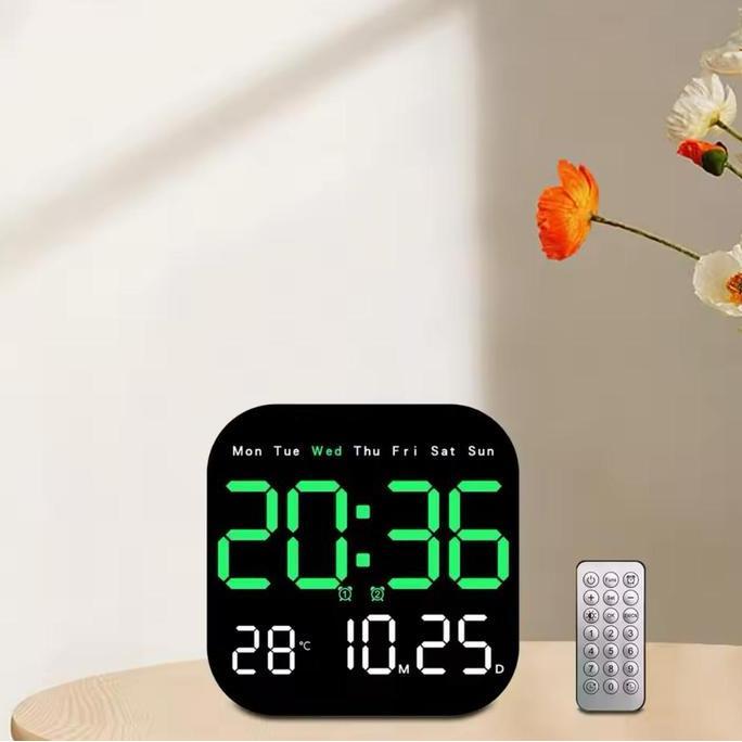 Jam Meja Dinding Digital Stop Watch Countdown Countup Led Weker / Digital Alarm Clock Suhu Temperatu
