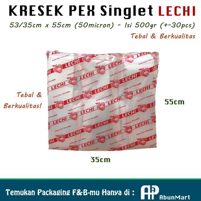 Omagoedang - Kresek PE 35cm Lechi Bening Isi 500gr (50micron)