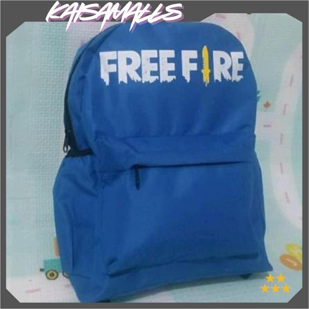Ransel Backpack Anak FREE FIRE ransel anak termurah / FF / BOOYAH / tas gandong / ransel anak sekola