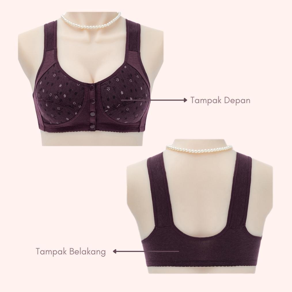 terbaru bra kancing depan motif bunga 3975 bra busui bh busui bh wanita bra wanita beha wanita brw