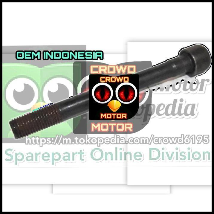TERLARIS BAUT CYLINDER HEAD BAUT SILINDER HET L300 BENSIN LANCER 82 OEM IDN 