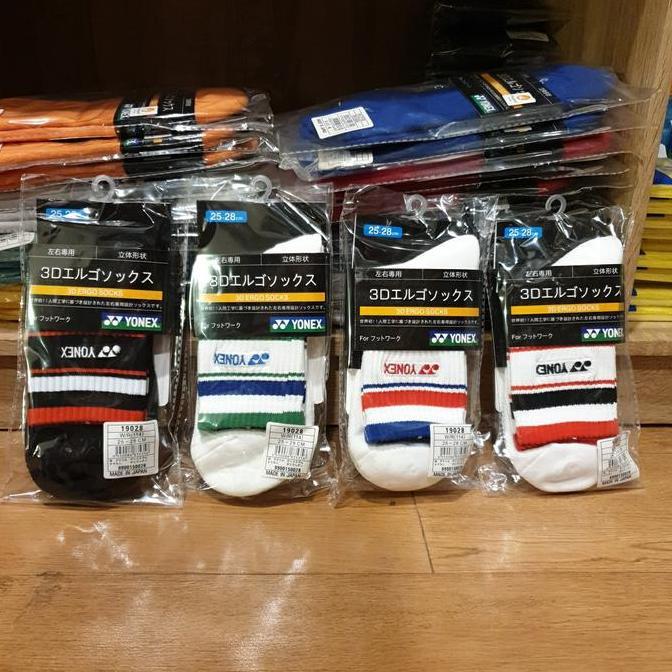 Kaos kaki original Yonex JP socks 19028.Size 25-28cm.Made in Japan