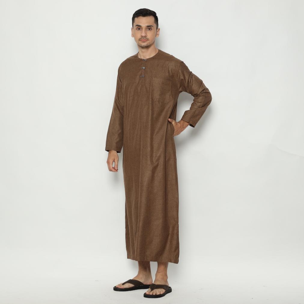 garansi shohib gamis pria pria oman 02 lengan panjang