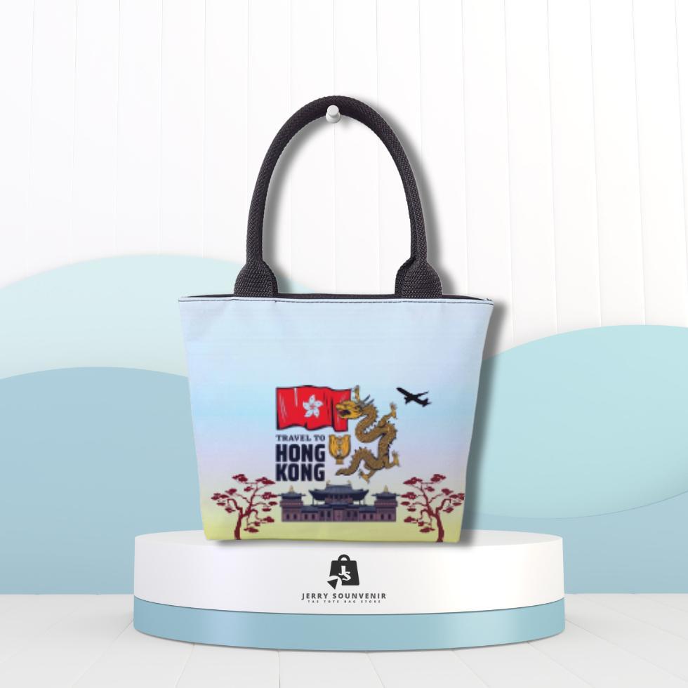 garansi tas wanita mini top handle bag - souvenir hongkong