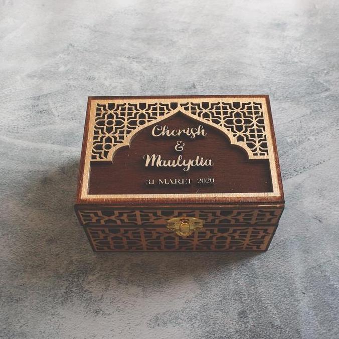 Ring Box Rustic 15x10cm / Kotak Mahar Seserahan / Seserahan Rustic