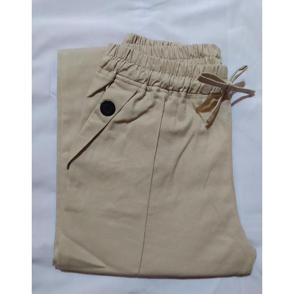 Termurah !! Celana Baggy Pants Combed Stretch Diamond Jumbo / Celana Wanita 6L/7L/8L