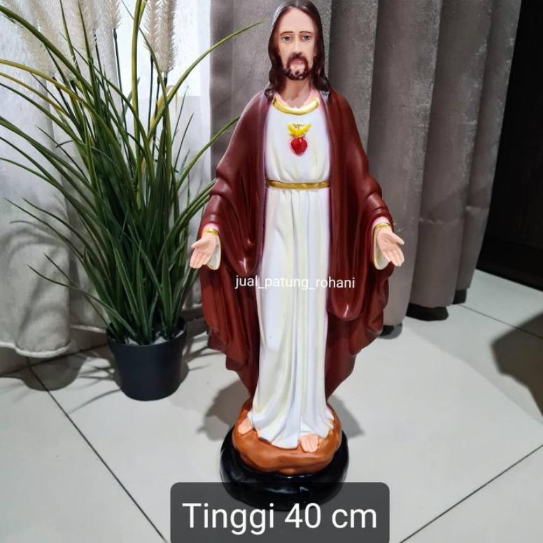 Patung Yesus Tangan Terbuka 40 cm Diskon
