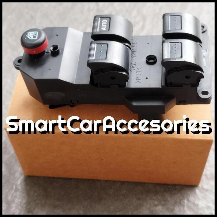 TERLARIS SWITCH SAKLAR TOMBOL POWER WINDOW MASTER PUSAT SOPIR CRV 2002 - 2006