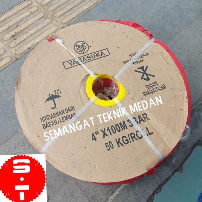SELANG BUANG ALKON SUNNY HOSE POMPA IRIGASI SAWAH AIR 4" 4 INCH ROL