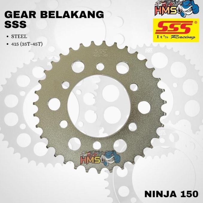Gir Gear Belakang Sss 415 Kawasaki Ninja Rr Ninja R Gir Belakang 415 Sss Ninja Tipis Original Sss Al