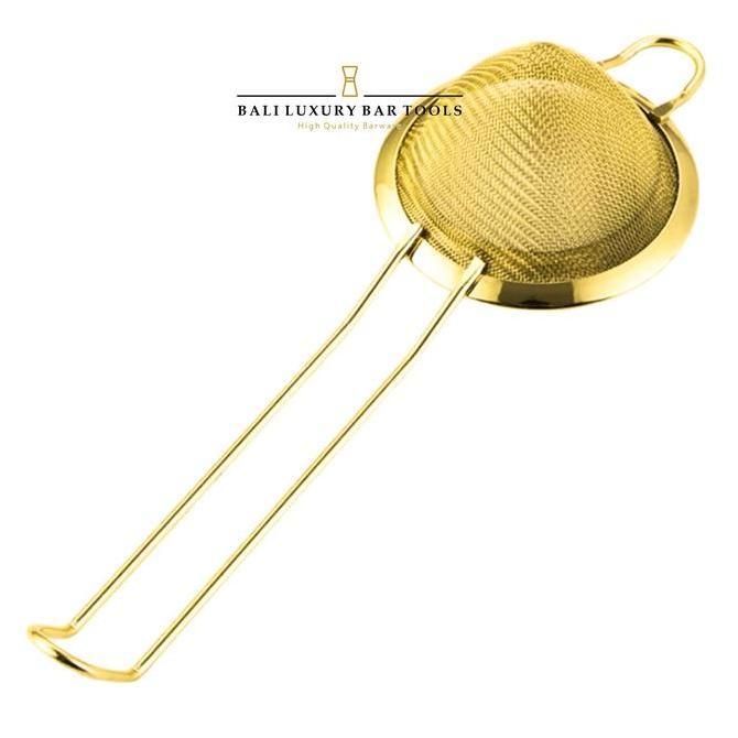 Elegant Conical Fine Strainer Gold