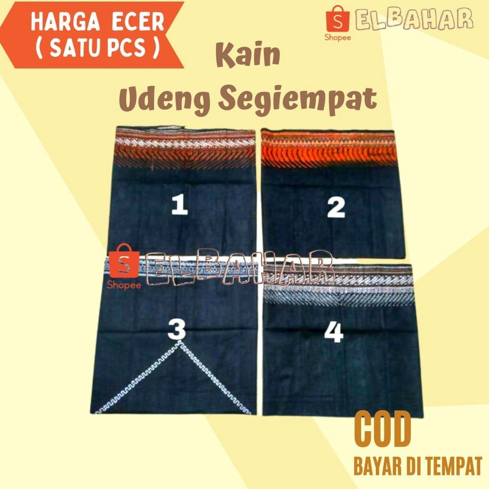 Kain Udeng Batik Segi Empat Bahan Blangkon Beeket Totopong Destar Sapuk Semeto