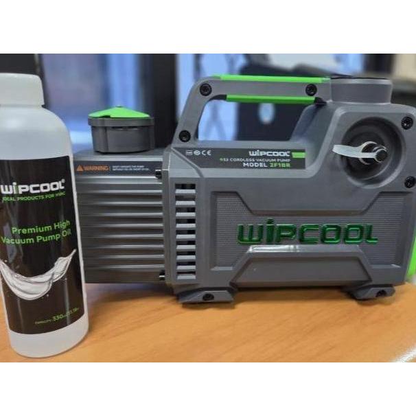 TERLARIS!! WIPCOOL VACUUM PUMP AC 2F1BR POMPA VAKUM AC PORTABLE CORDLESS 2 STAGE DOUBLE STAGE 0.25 P