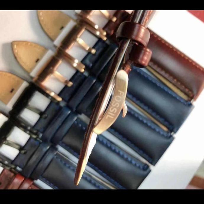 Tali Jam Tangan Kulit Fossil Strap Leather Fossil Quick Release