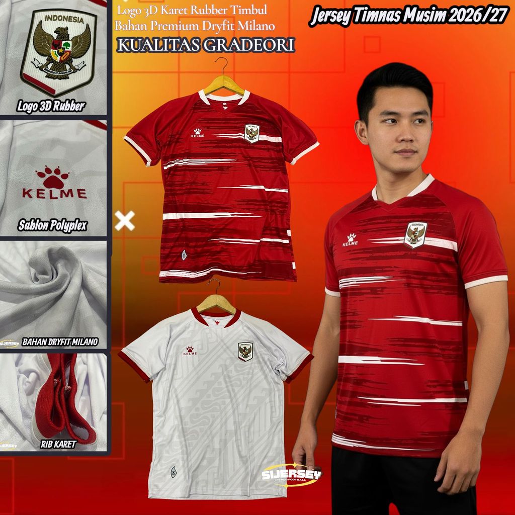 Jersey Timnas Indonesia Grade Ori