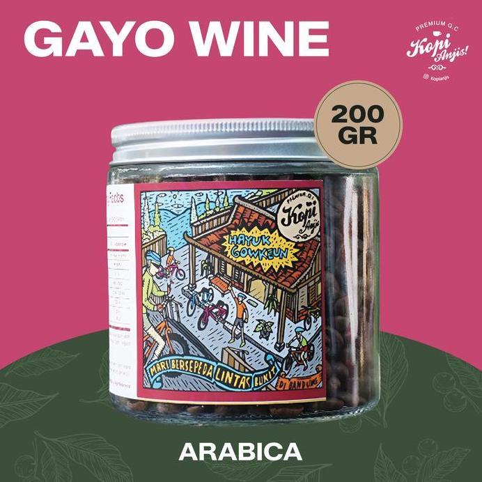Biji Kopi Arabika Gayo Wine - Specialty Roast Beans ( Gayo Winey )