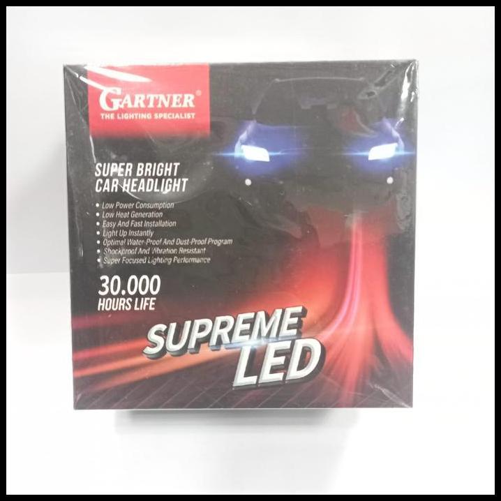 GRATIS ONGKIR LAMPU MOBIL GARTNER HEADLIGHT SUPREME LED/ SUPREME LED GARTNER 