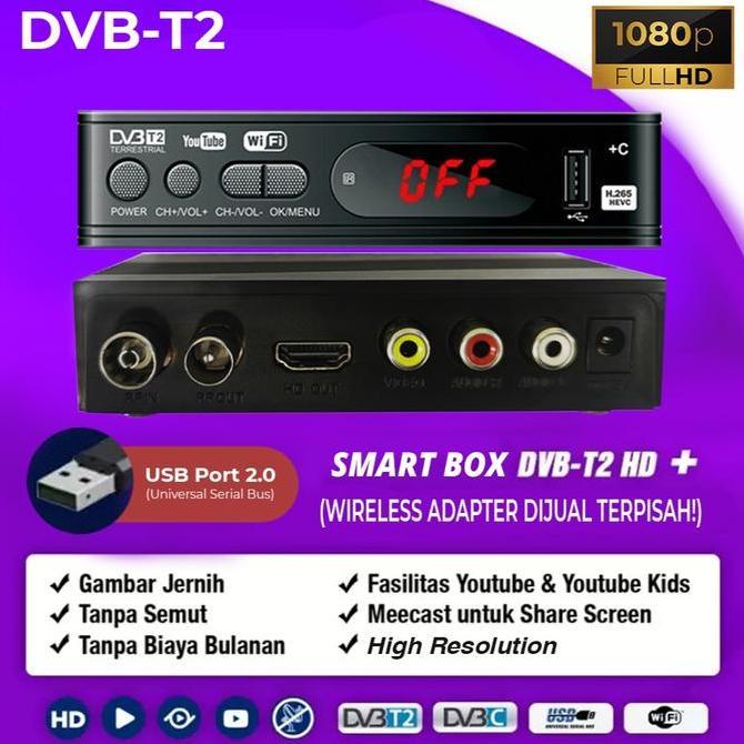 Set Top Box Tv Digital DVB T2 FULL HD / TERMURAH TERBAIK/ set topbox tv digital untuk tv tabung