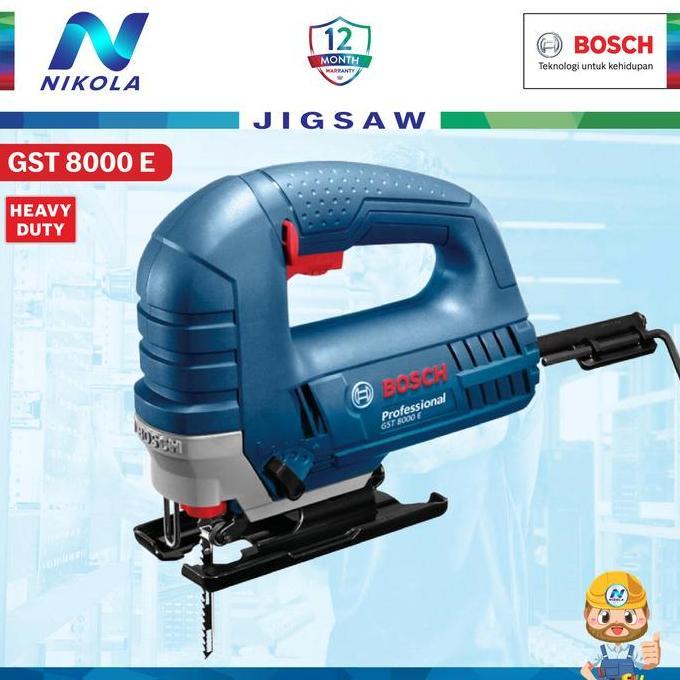 GST 8000 E Bosch Jigsaw / Gergaji Listrik GST8000E