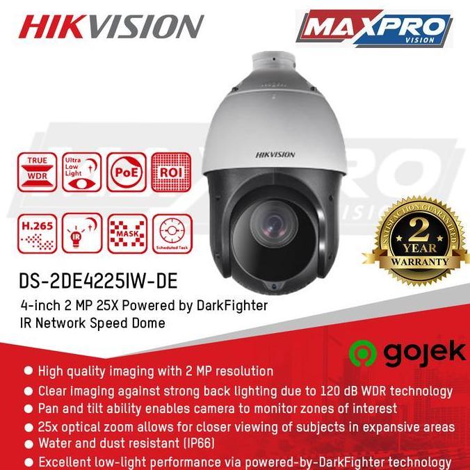 TERLARIS IP CAMERA PTZ HIKVISION DS-2DE4225IW-DE