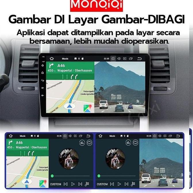 Monqiqi With Cooling System4G+32G Ips Screen Head Unit Android 7/9/10 Inch Car Android 13 Navigasi U