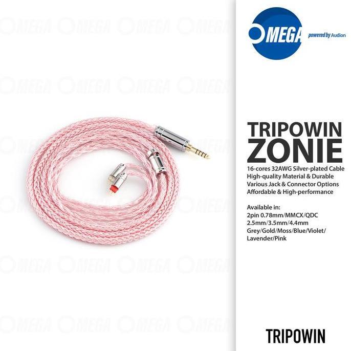 Tripowin Zonie 16-Core Silver-Plated Copper Upgrade Cable/Kabel Iem