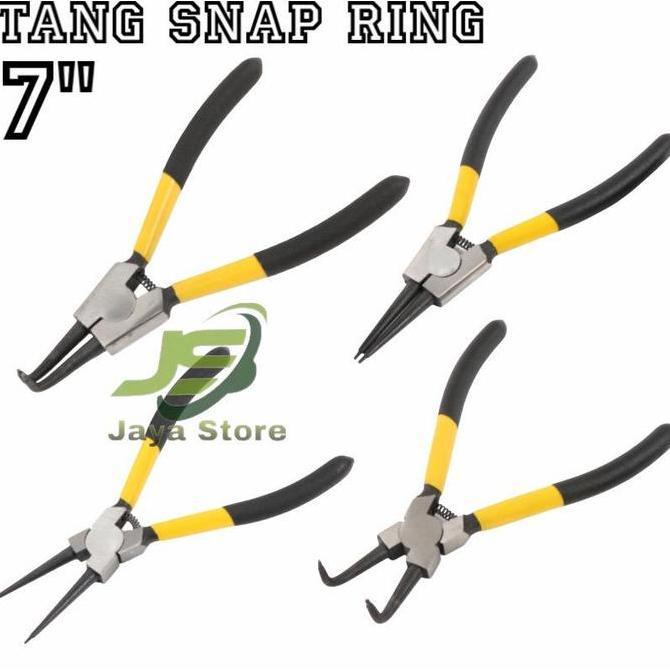 Tang Snap Ring 7 Inch Tang Snap Ring Pliers Tang Circlip Lurus Buka Lurus Tutup Bengkok Buka Bengkok