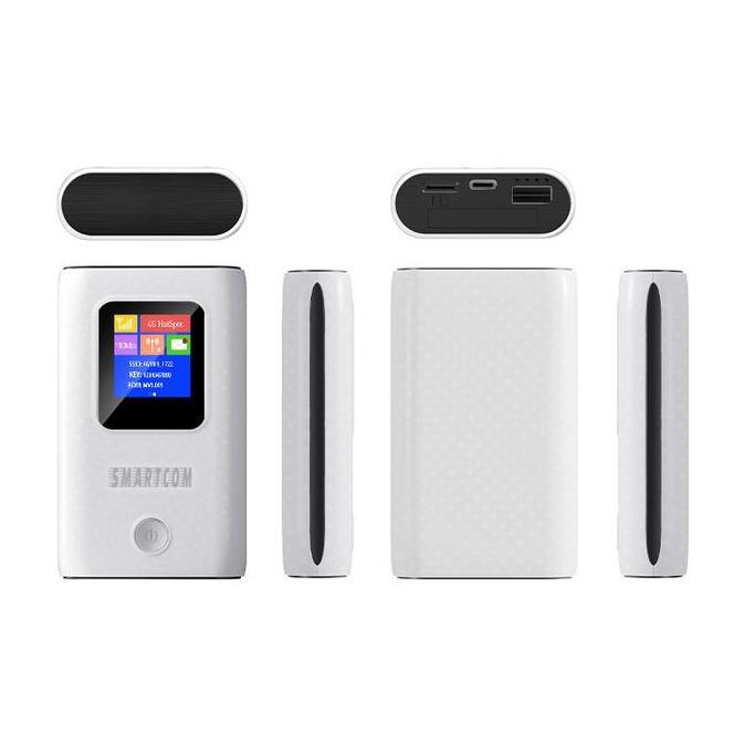 Modem Wifi 4G Lte With Power Bank Smartcom Sm9050 Pro 6000Mah