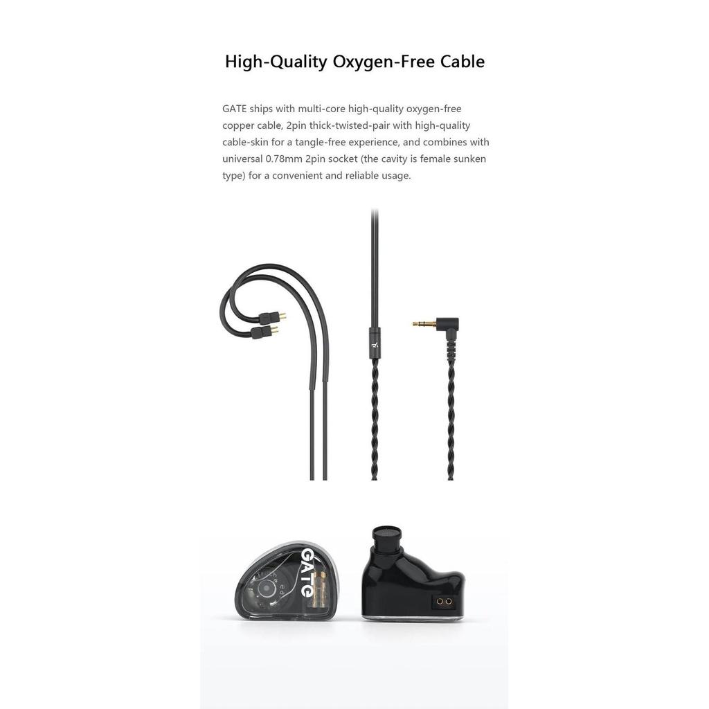 Truthear Gate True Tru Thear Gate 10Mm Dynamic Driver In-Ear Headphone Earphones