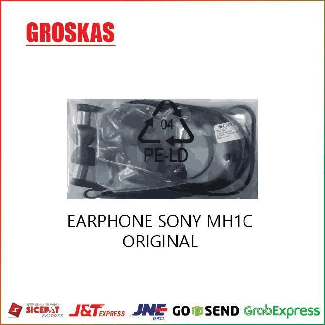 Sony Earphone Lifesound Hi-Fi Stereo Headset Mh1C Original Dengan 2 Pasang Eartips Dan Klip Gene War