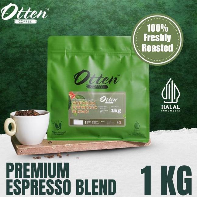 Espresso Blend 1Kg Bubuk Kopi Arabica Robusta Otten Coffee Commercial Blend