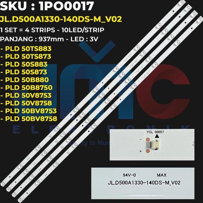 Grosir Backlight Tv For 50 Inch Pld-50Ts883 50Ts873 50S883 50S873 50B880 50B8750 50V8753 50V8758 50B
