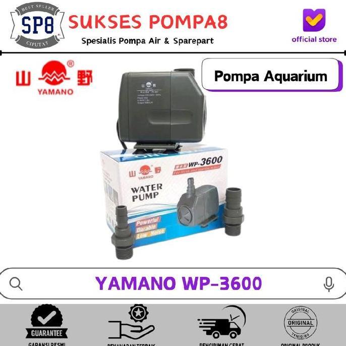 TERLARIS MESIN POMPA AIR AQUARIUM CELUP YAMANO WP-3600 / POMPA AQUARIUM
