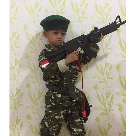 Free Ongkir Baju Tentara Kostrad Anak Kostum Profesi Tentara Kostrad Loreng Tni Loreng Kostrad Baju 