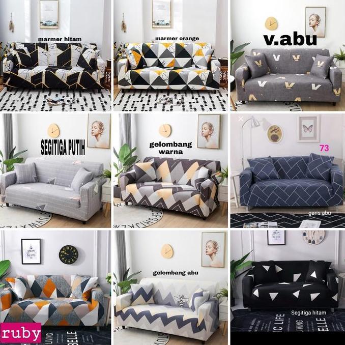 Cover/Sarung Sofa Motif 2 Seater