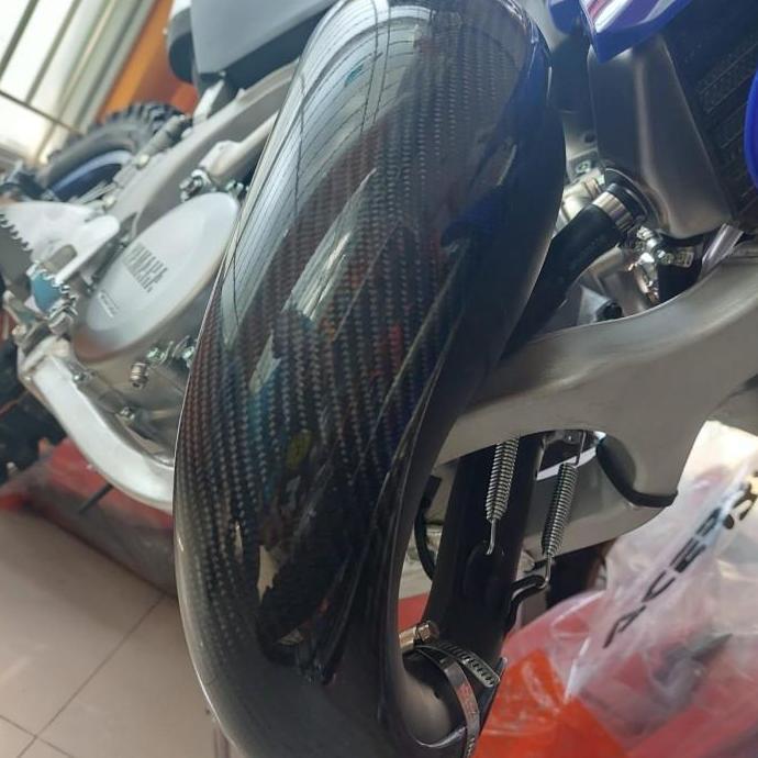 Cover knalpot YZ250x carbon pelindung knalpot yz 250 x carbon