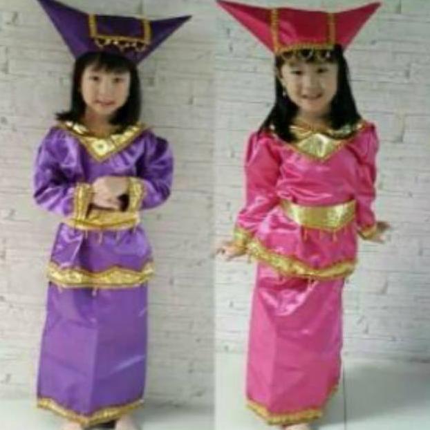 Free Ongkir Pakaian Adat Padang Perempuan Anak Tk - Sd / Baju Adat Anak Tk Sd