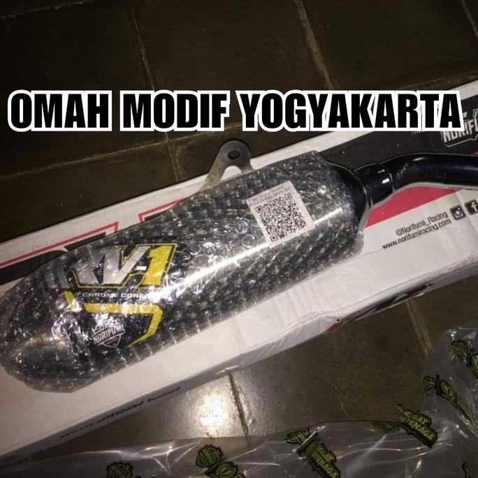 Knalpot norifumi RV1 RV 1 N4 KLX 150 L S BF Dtracker chrome ORINAL
