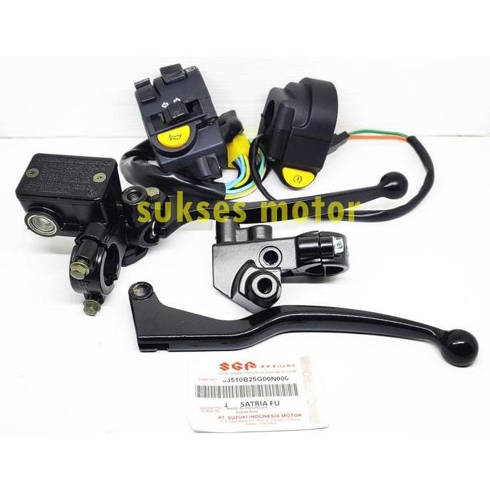 Promo Paketan Saklar Komplit Set Kiri Kanan + Master Rem Assy, Rumah Minyak Rem + Handle Set Kopling
