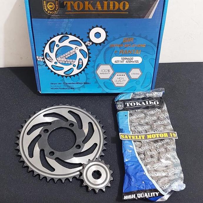 Promo ger gear gir set paket SUZUKI TORNADO GX TORNADO GS MERK TOKAIDO Diskon