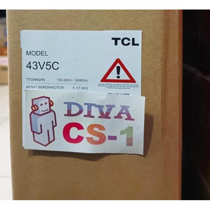 Promo New Tv Qled Tcl 43V5C Google Android Tv Fullhd Dolbyaudio Digital Bandung Antapani Dsk